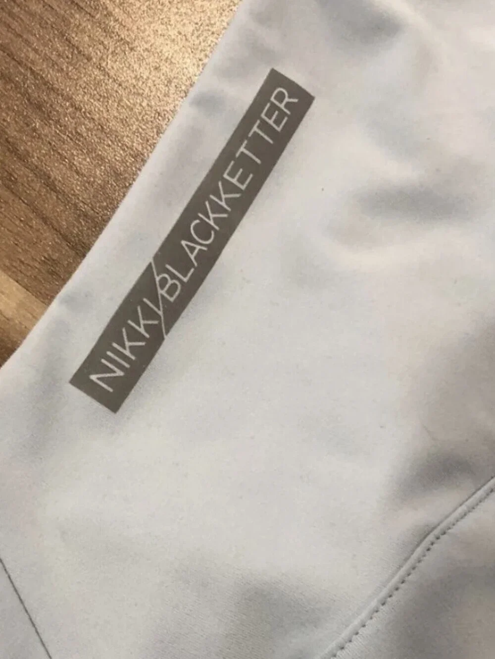 Gymshark x Nikki Blackketter Leggings Blue White Colorblock Size Small